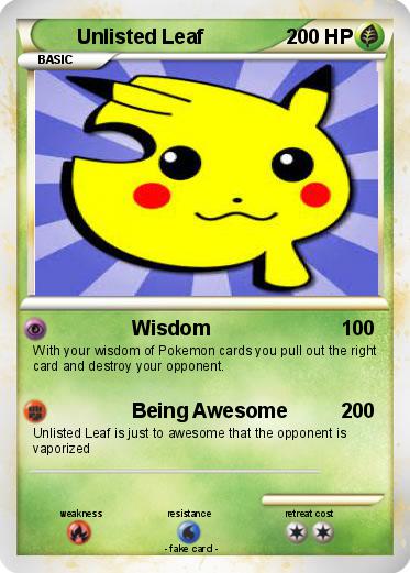 Pokemon Unlisted Leaf