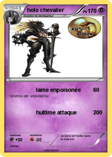 Pokemon holo chevalier