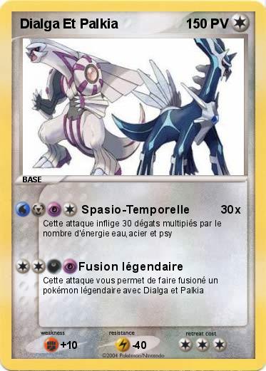 Pokemon Dialga Et Palkia 