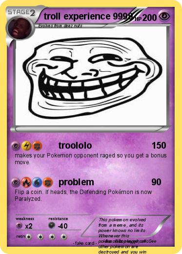 Pokemon troll experience 9999