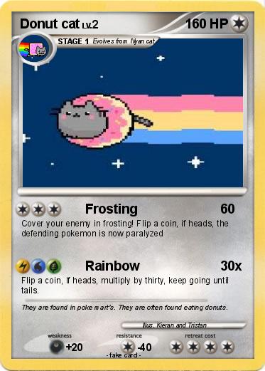 Pokemon Donut cat