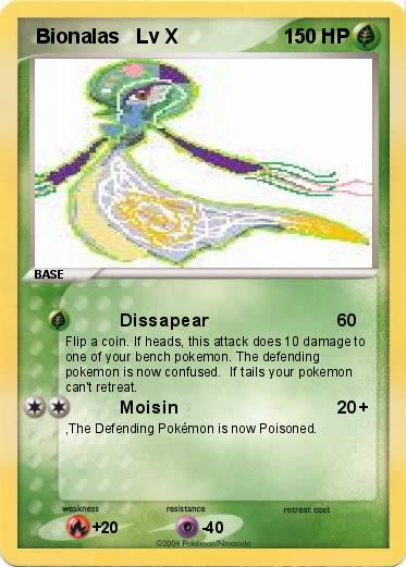 Pokemon  Bionalas   Lv X