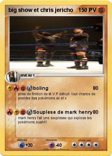Pokemon big show et chris jericho
