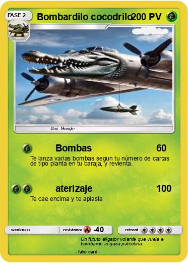 Pokemon Bombardilo cocodrilo