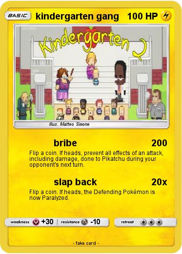 Pokemon kindergarten gang