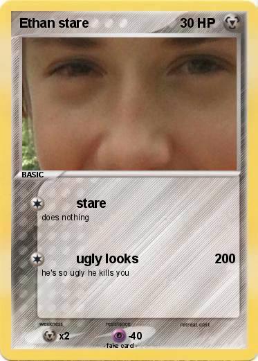 Pokemon Ethan stare