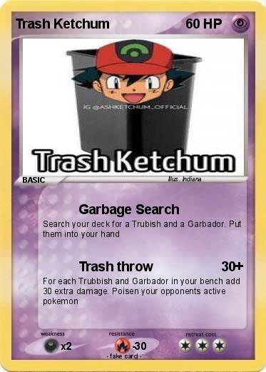 Pokemon Trash Ketchum
