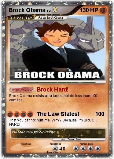 Pokemon Brock Obama