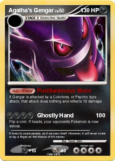 Pokemon Agatha's Gengar