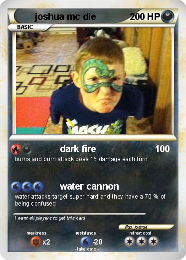 Pokemon joshua mc die