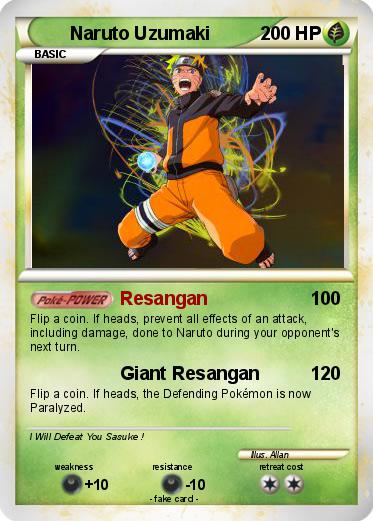 Pokemon Naruto Uzumaki