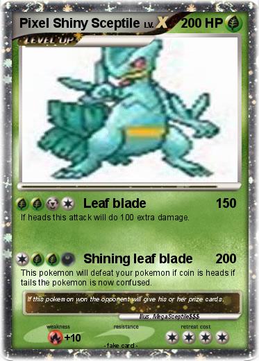 Pokemon Pixel Shiny Sceptile