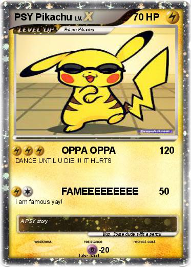 Pokemon PSY Pikachu
