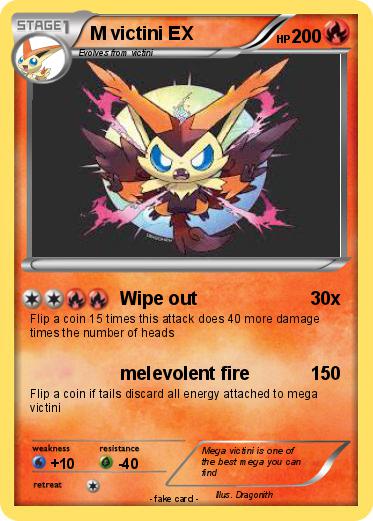 Pokemon M victini EX