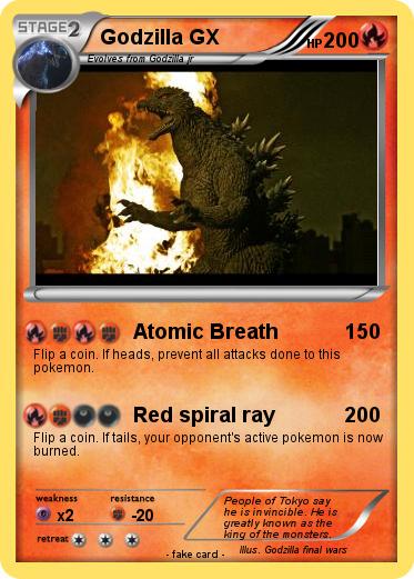Pokemon Godzilla GX