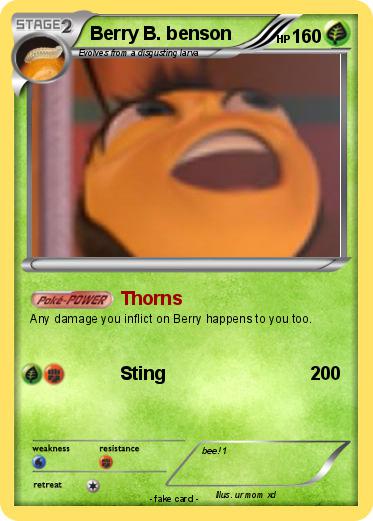 Pokemon Berry B. benson