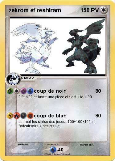 Pokemon zekrom et reshiram