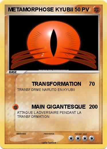Pokemon METAMORPHOSE KYUBII