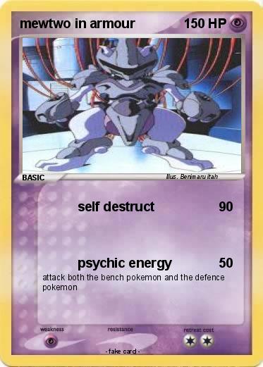 Pokemon mewtwo in armour