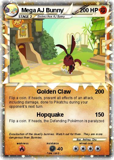 Pokemon Mega AJ Bunny