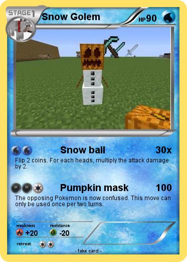 Pokemon Snow Golem