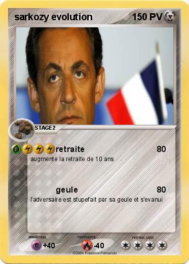Pokemon sarkozy evolution 