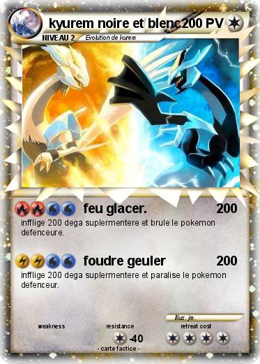 Pokemon kyurem noire et blenc