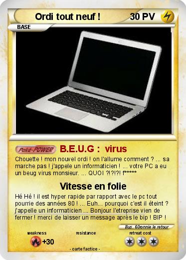 Pokemon Ordi tout neuf !