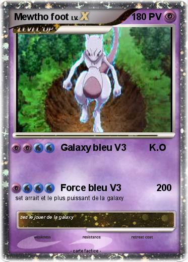 Pokemon Mewtho foot