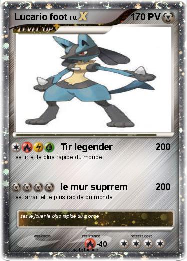 Pokemon Lucario foot