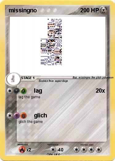 Pokemon missingno