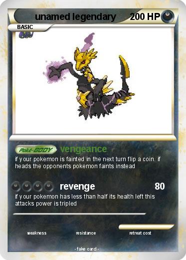Pokemon unamed legendary