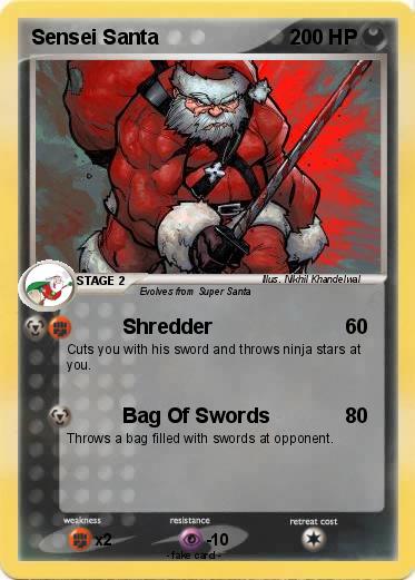 Pokemon Sensei Santa