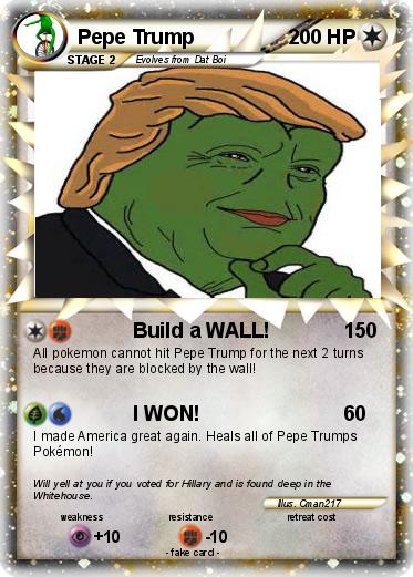 Pokemon Pepe Trump