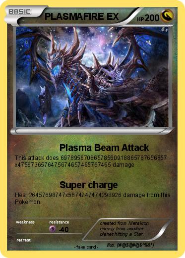 Pokemon PLASMAFIRE EX