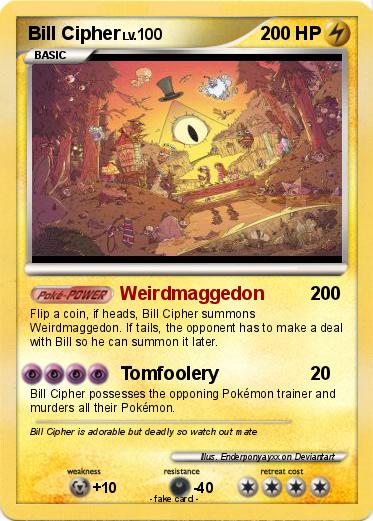 Pokemon Bill Cipher