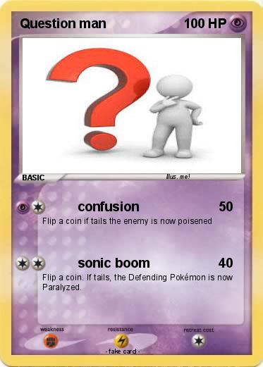 Pokemon Question man