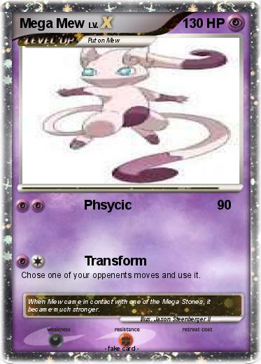 Pokemon Mega Mew