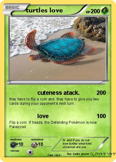 Pokemon turtles love