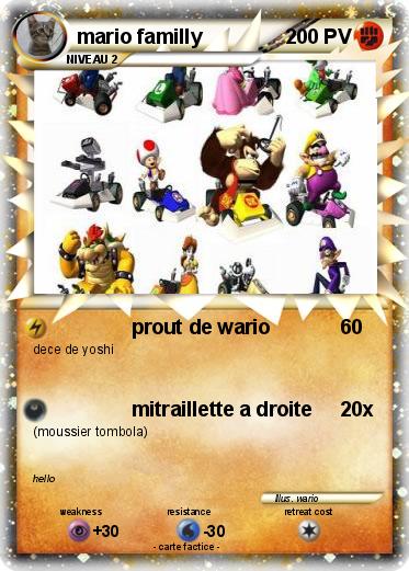 Pokemon mario familly