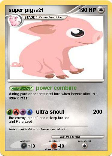 Pokemon super pig