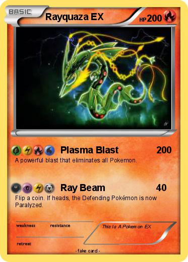 Pokemon Rayquaza EX