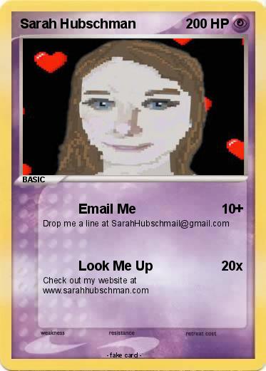 Pokemon Sarah Hubschman