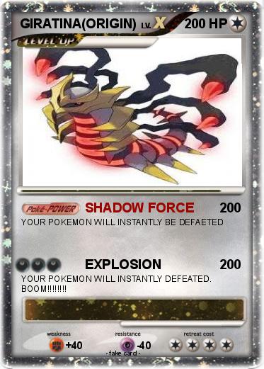 Pokemon GIRATINA(ORIGIN)