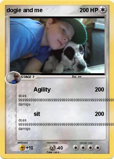 Pokemon dogie and me