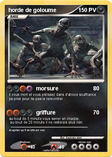 Pokemon horde de goloume
