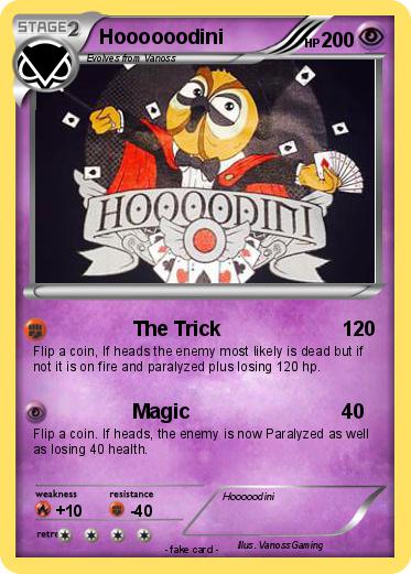 Pokemon Hoooooodini