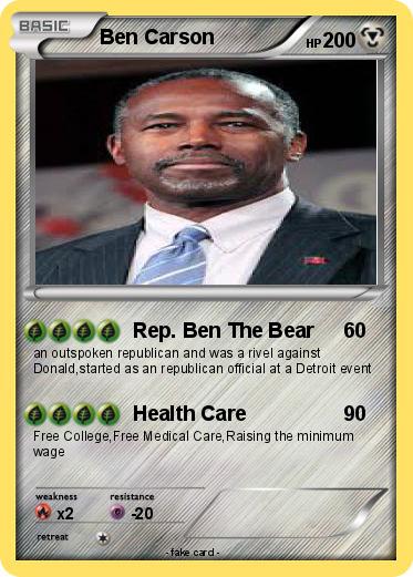 Pokemon Ben Carson