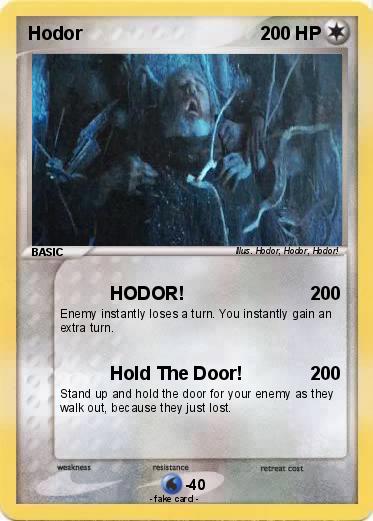 Pokemon Hodor