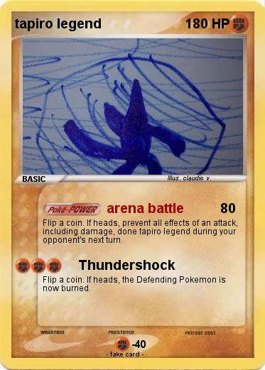 Pokemon tapiro legend